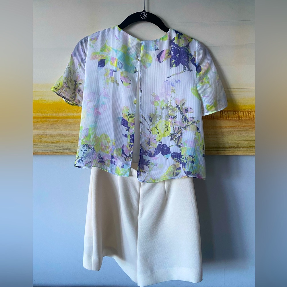 Bcbgeneration Open Back Short Romper - Size 0 - image 2